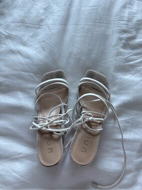 UNISA Strappy Square-Toe Sandals
